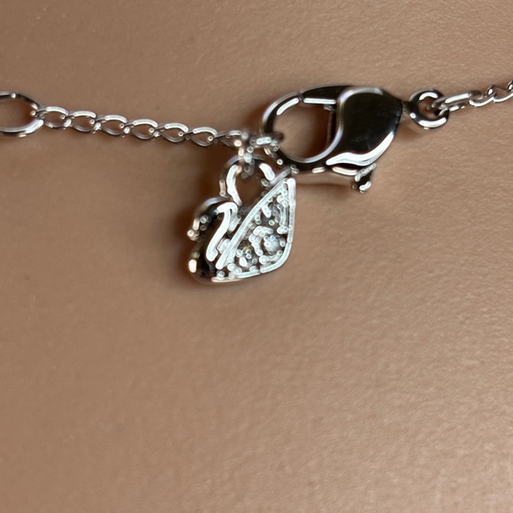 Swarovski Silver Starry Necklace 15 inches NWT - Picture 2 of 6